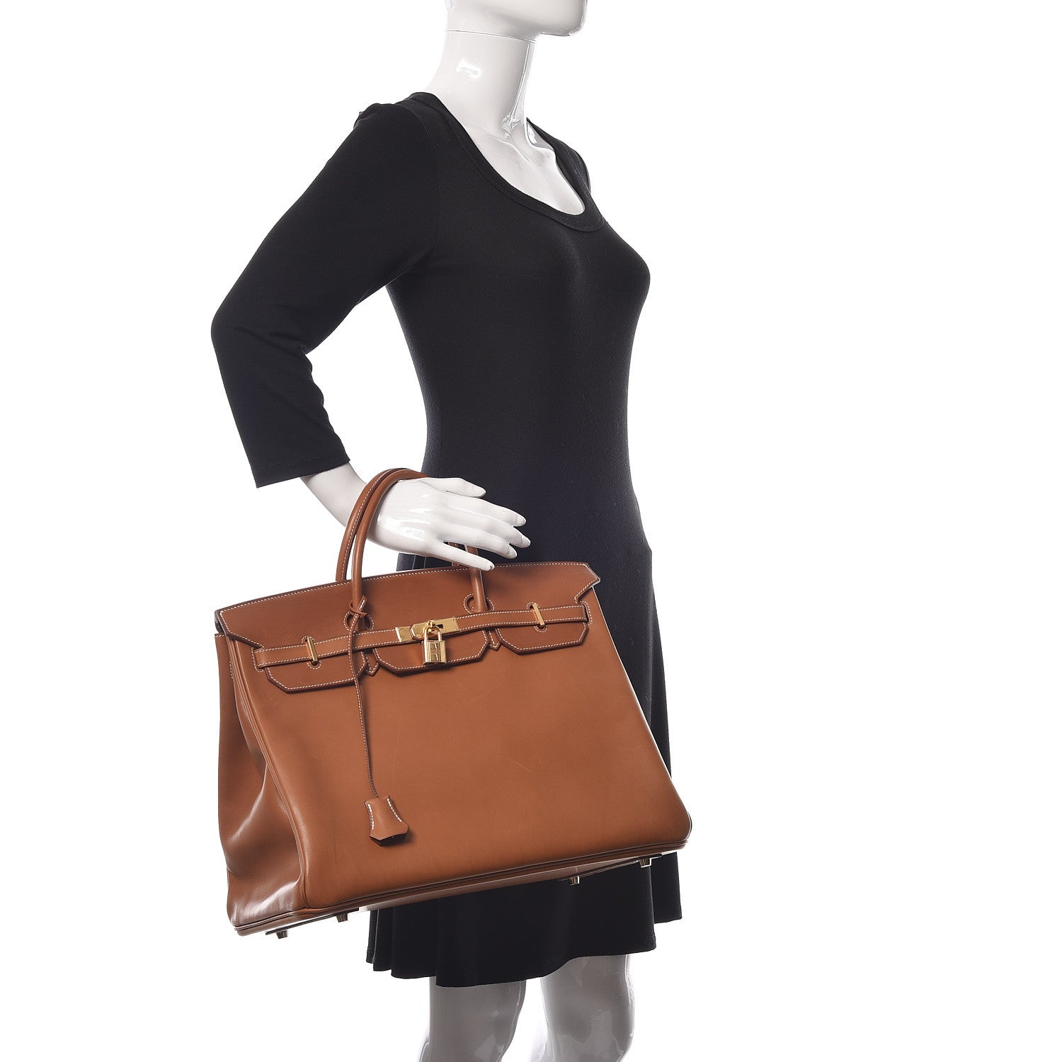Hermes Natural Barenia Birkin 40 Fauve 2 of 31