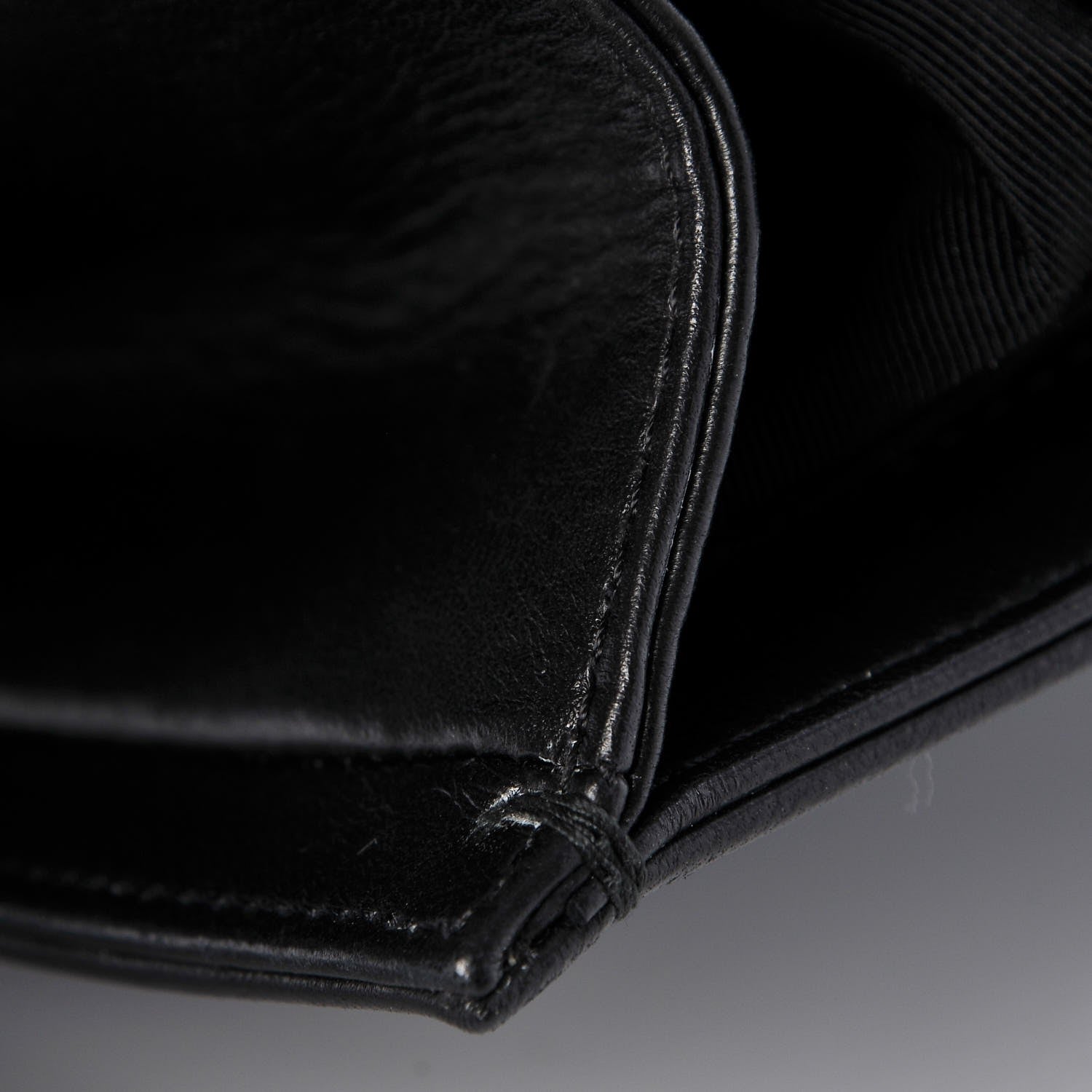 Chanel Lambskin Pleated Medium Boy Flap Black 8 of 11