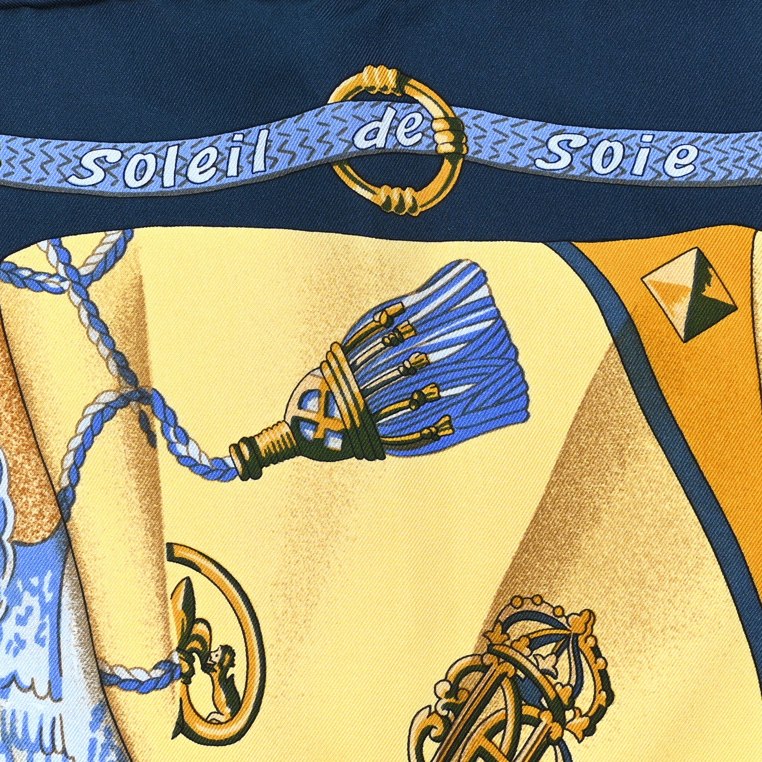 Hermes Silk Soleil De Soie Scarf 90 5 of 5