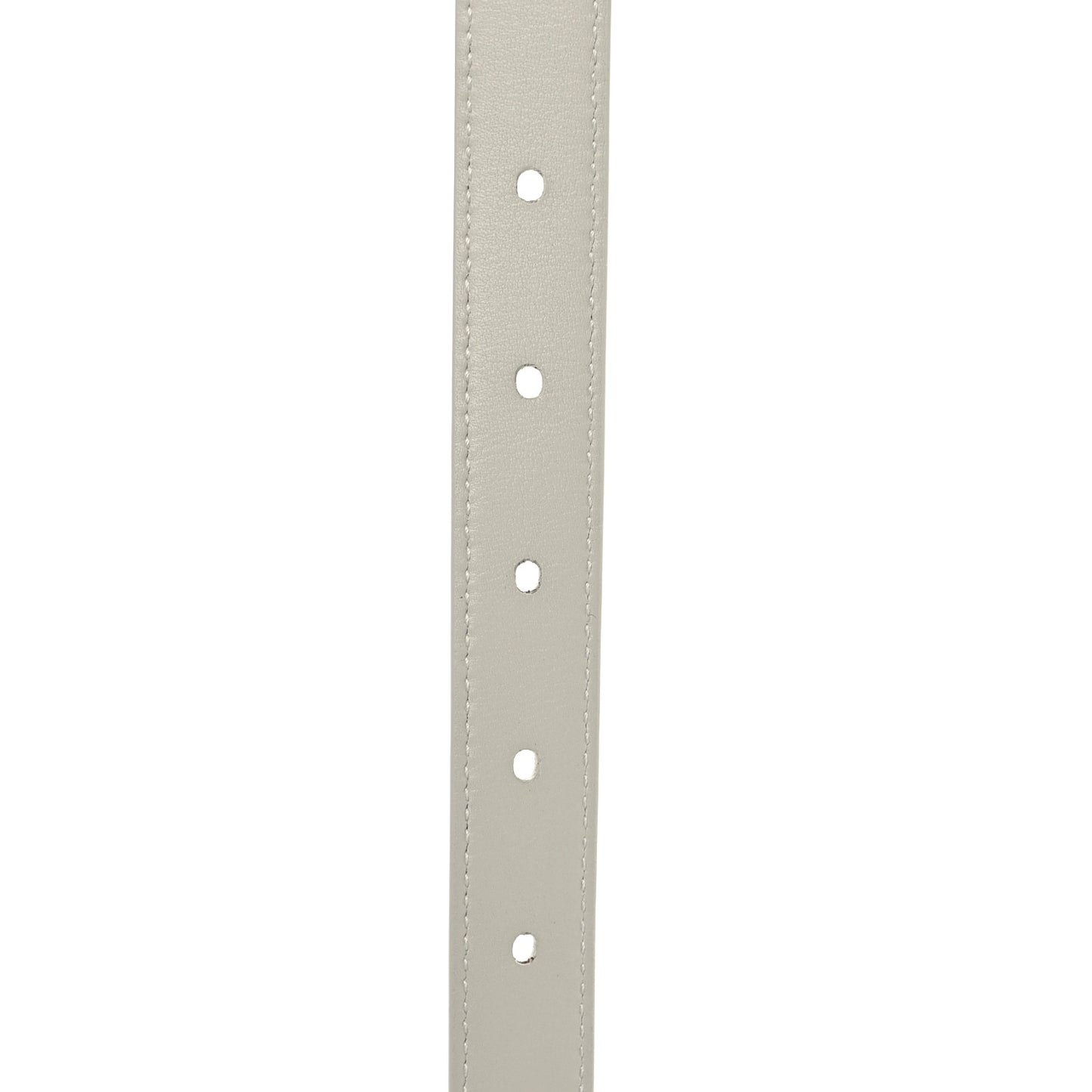 Smooth Calfskin Monogram Square Buckle Belt 80 32 Blanc Vintage