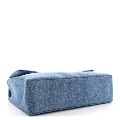 Chanel Denim Souplissimo Maxi Flap Blue 4 of 11