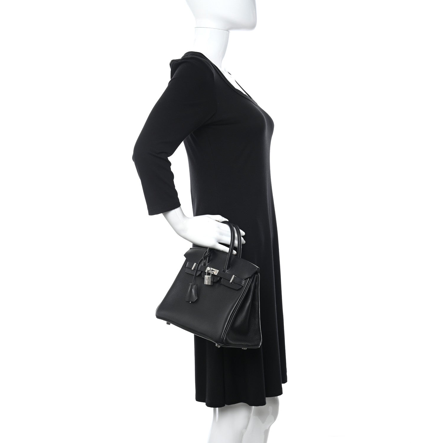 Hermes Taurillon Novillo Birkin 25 Black 2 of 10