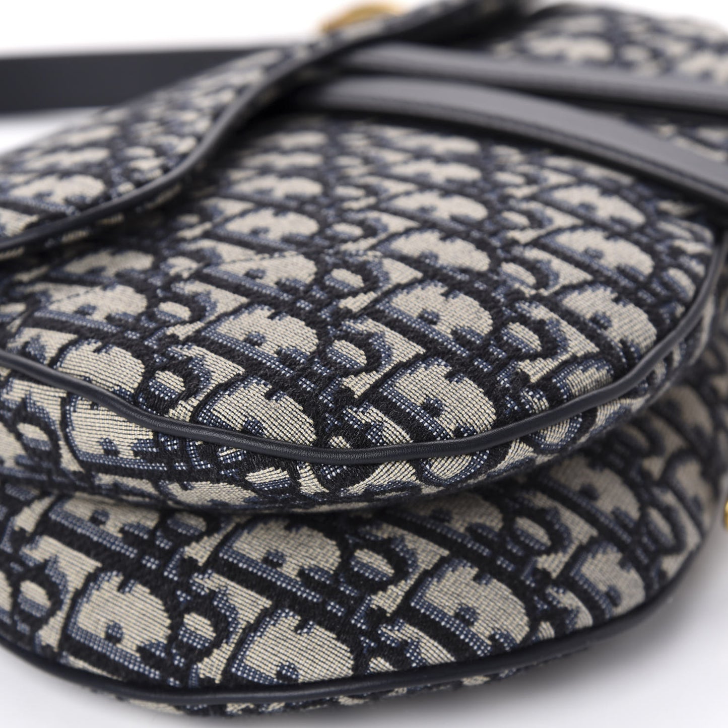 Oblique Saddle Bag Blue