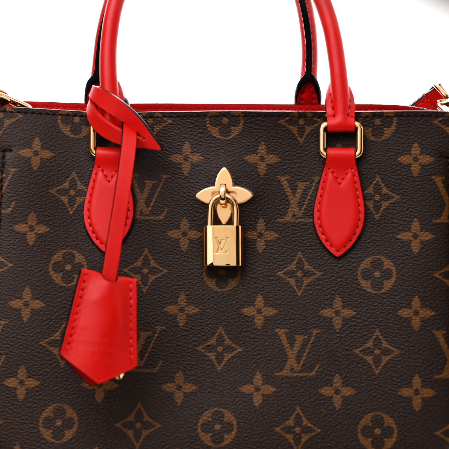 Louis Vuitton Monogram Flower Tote Coquelicot 10 of 12