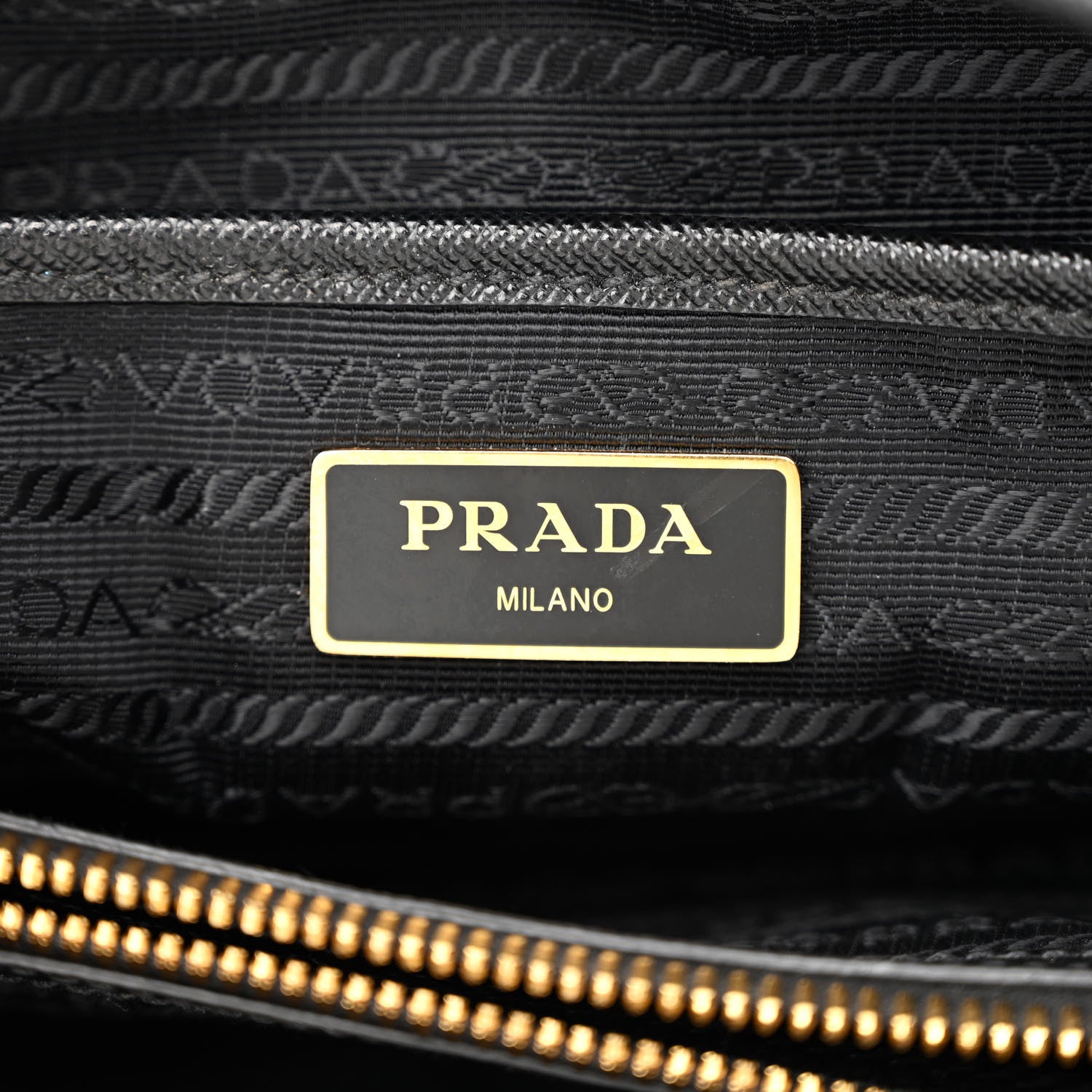 Prada Tessuto Nylon Soft Calf Small Tote Black 6 of 12