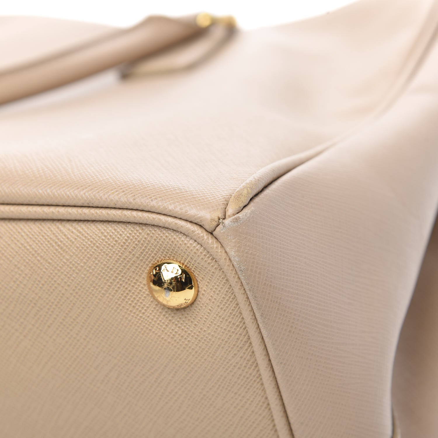 Prada Saffiano Lux Large Tote Sabbia 13 of 15
