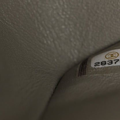 Chanel Lambskin Quilted Medium Double Flap Grey 8 of 10