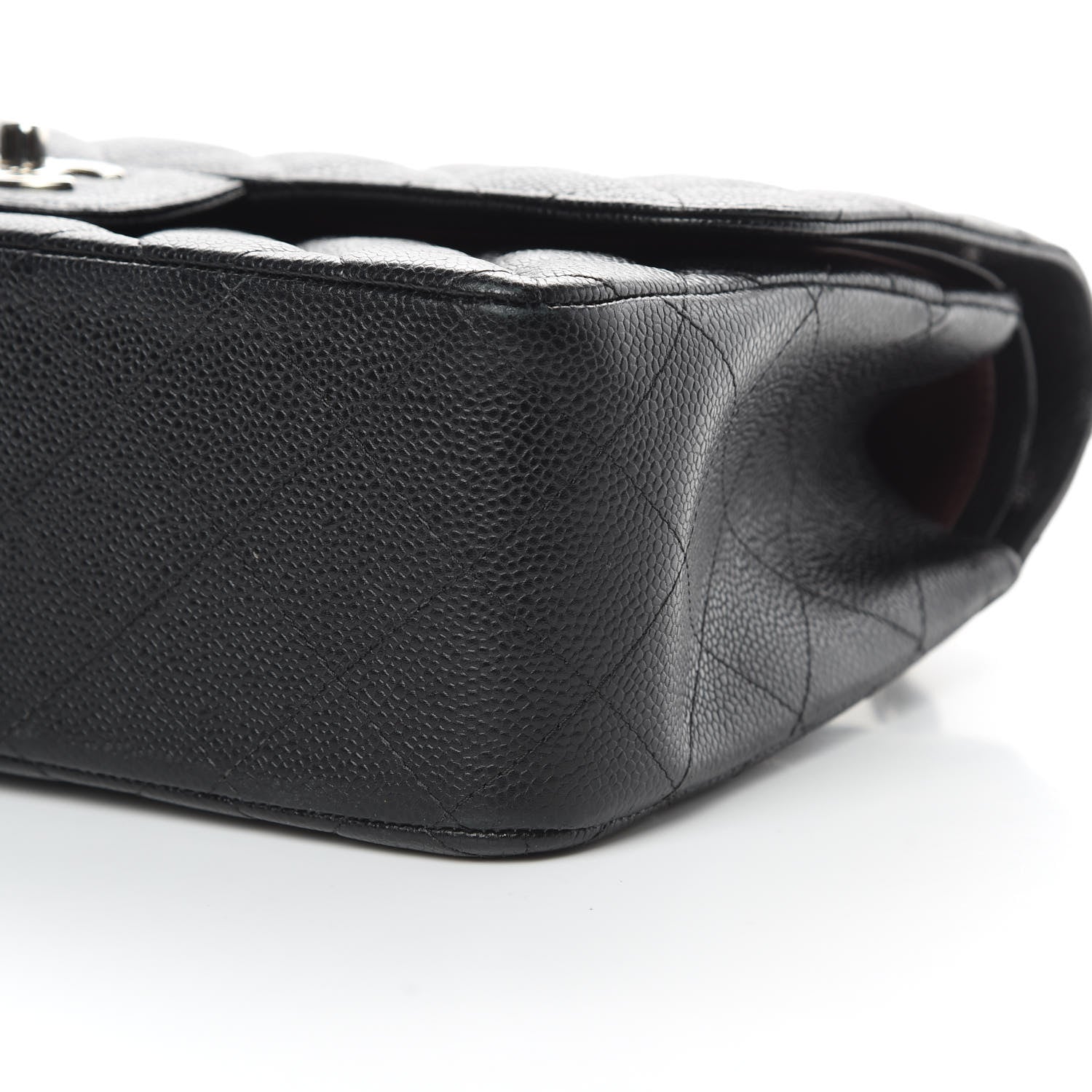 Chanel Caviar Quilted Jumbo Double Flap Black 10 of 16