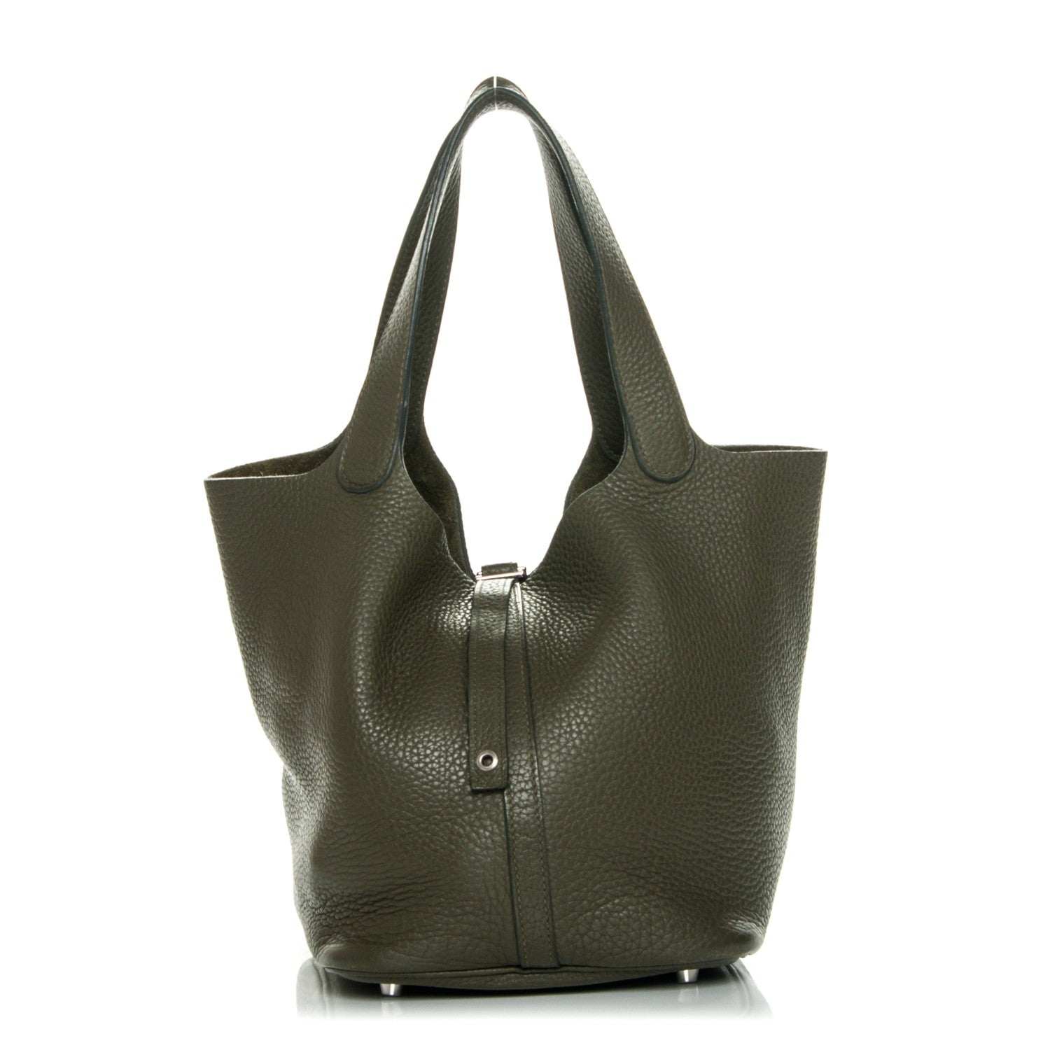 Hermes Taurillon Clemence Picotin Lock 22 MM Canopee 1 of 7