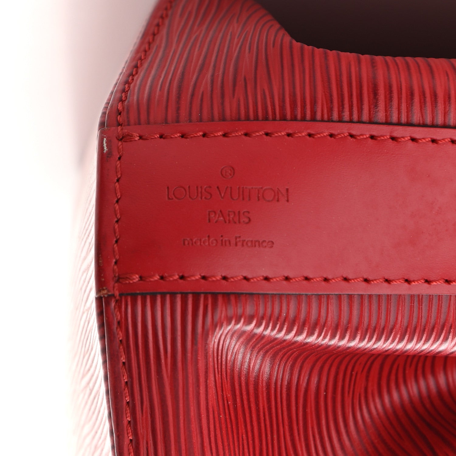 Louis Vuitton Epi Sac D'Epaule GM Castillan Red 6 of 11