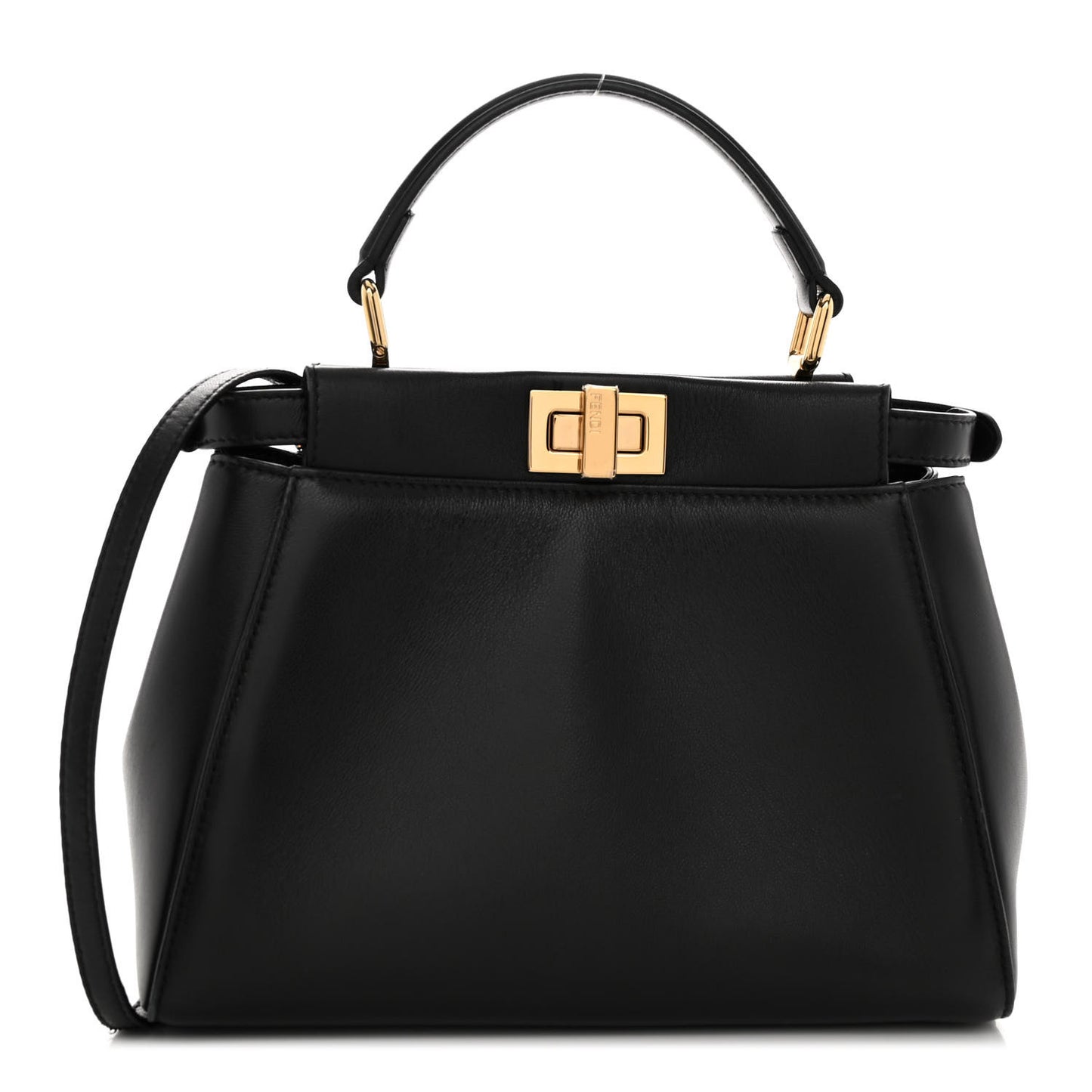 Nappa Mini Peekaboo Iconic Satchel Black