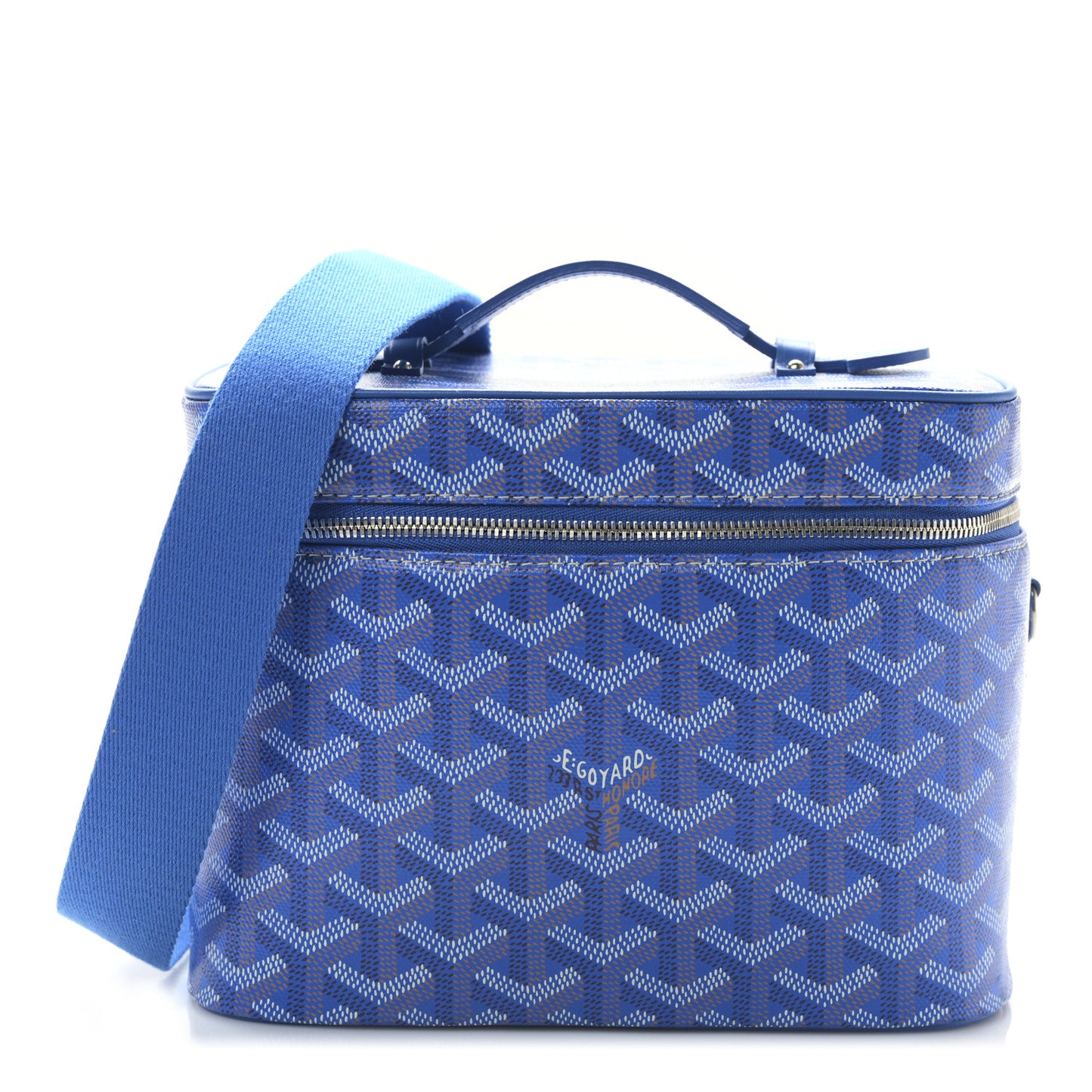 Goyardine Muse Vanity Case Sky Blue