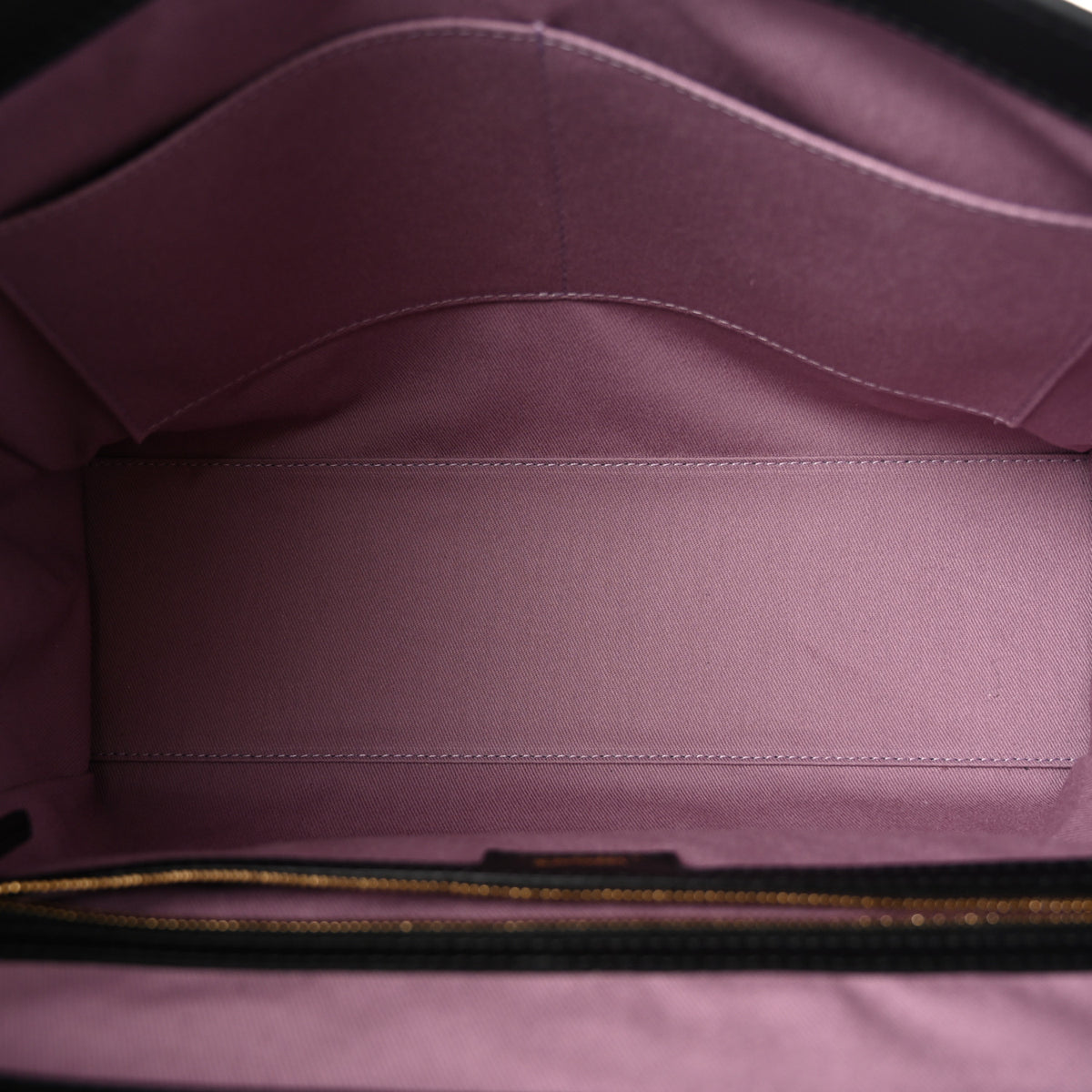 Versace Grained Calfskin La Medusa Tote Black 5 of 9