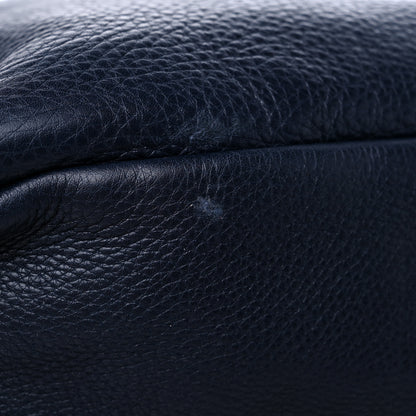 Gucci Calfskin Signature Web Duffle Navy 14 of 16