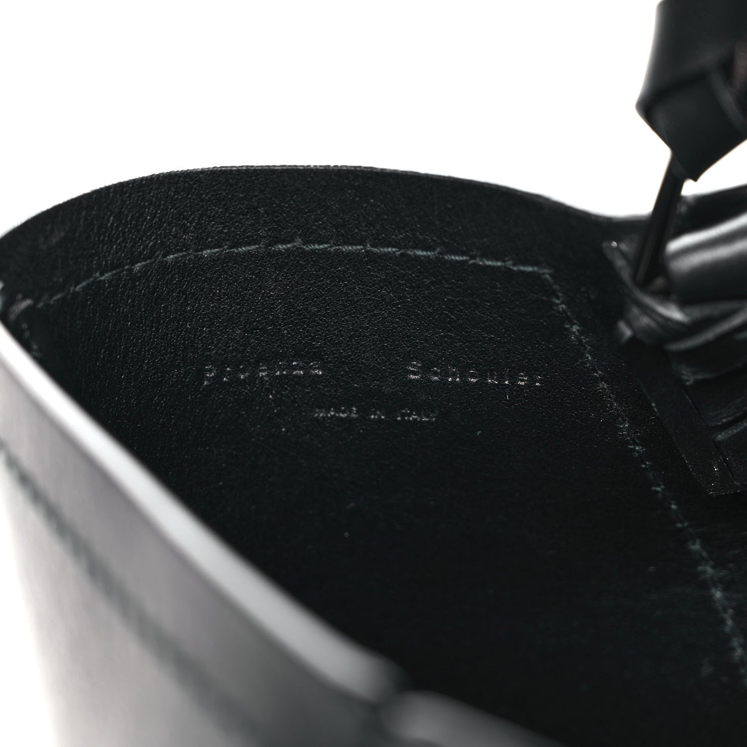 Proenza Schouler Calfskin Medium Hex Bucket Bag Black 7 of 9