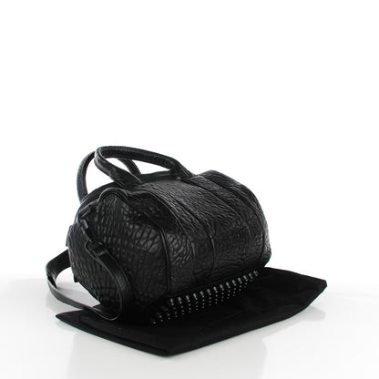 Alexander Wang Pebbled Lambskin Rockie Black Matte Black Hardware 4 of 7