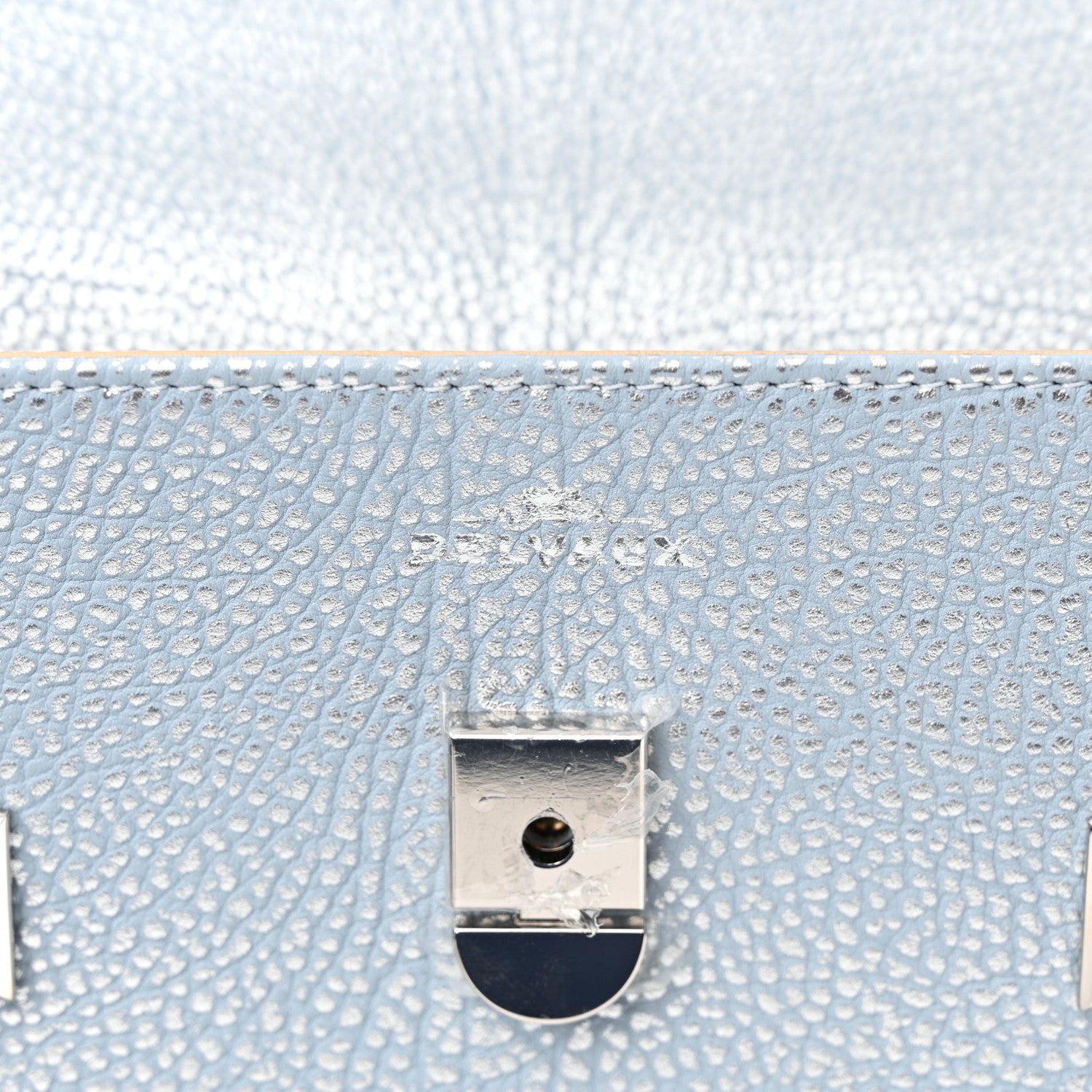 Delvaux Metallic Crispy Calfskin Metal Glam MM Tempete Satchel Flashlight 7 of 11