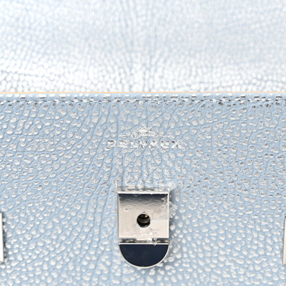 Delvaux Metallic Crispy Calfskin Metal Glam MM Tempete Satchel Flashlight 7 of 11
