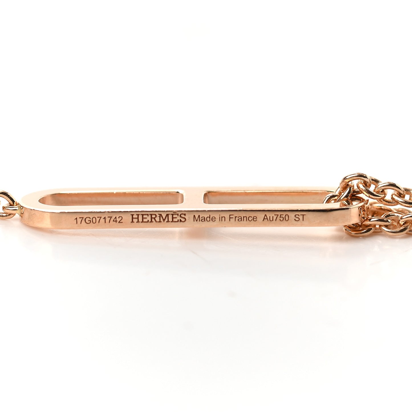 18K Rose Gold Diamond PM Ever Chaine D'Ancre Necklace