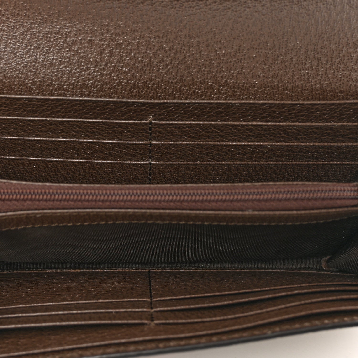 Gucci GG Supreme Monogram Web Ophidia Continental Wallet Brown 5 of 8