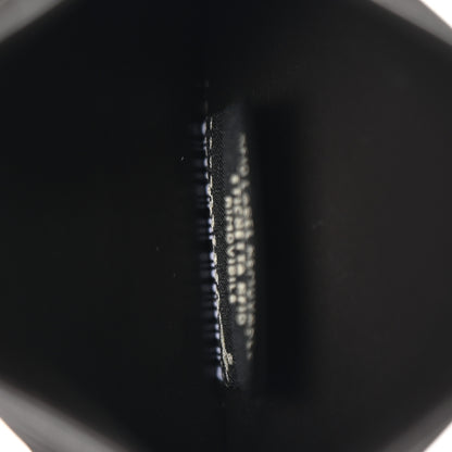 Fendi Vitello Cruise Bi-Color FF 1974 Embossed Card Holder Maya Black 5 of 9