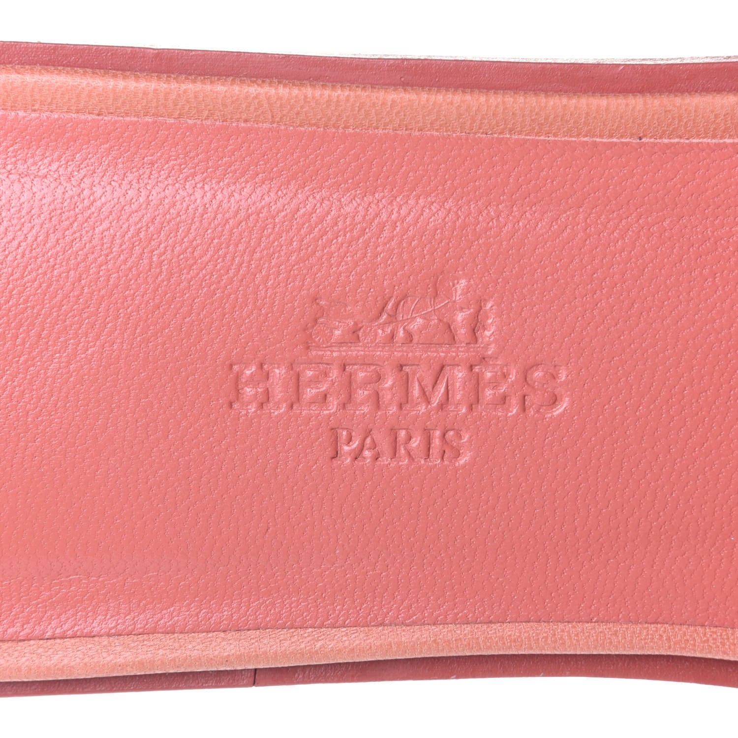 Hermes Box Calfskin Oran Sandals 37.5 9 of 10