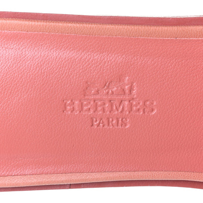 Hermes Box Calfskin Oran Sandals 37.5 9 of 10