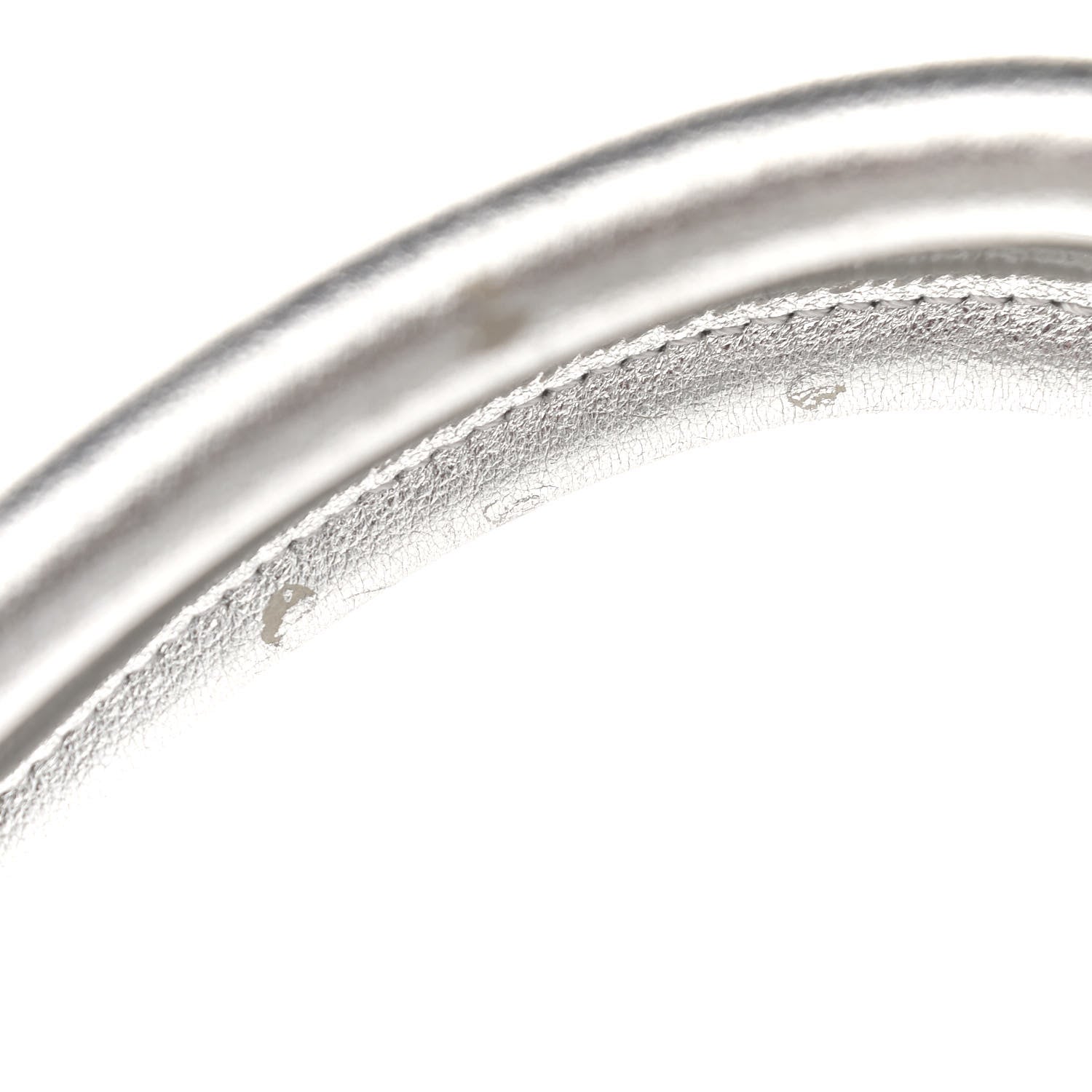 Celine Laminated Lambskin Micro Luggage Silver 16 of 19