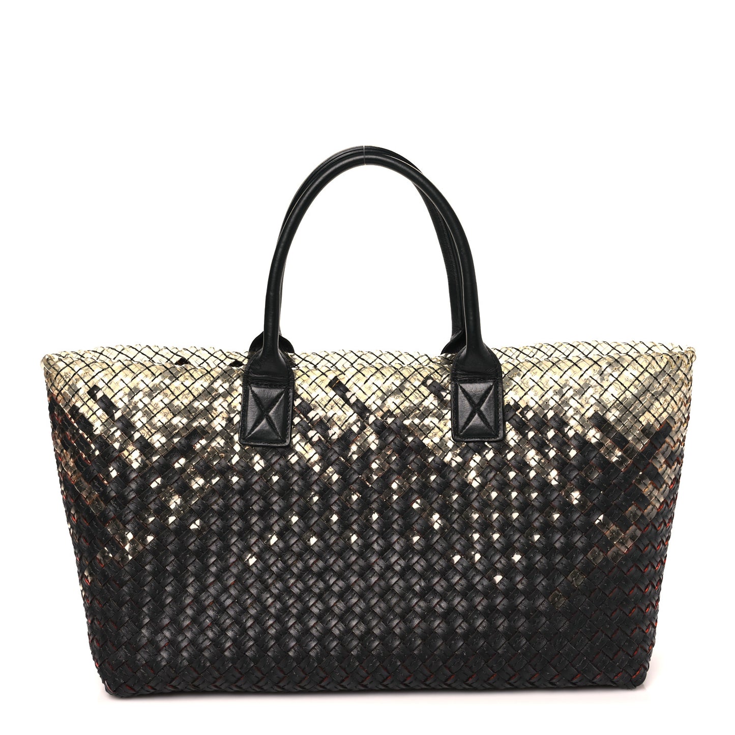 Nappa Intrecciato PVC Medium Cabat Black