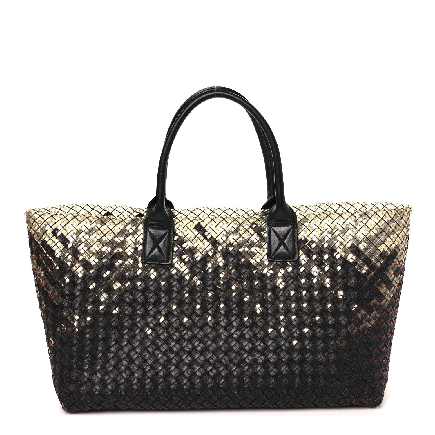 Bottega Veneta Nappa Intrecciato PVC Medium Cabat Black 3 of 10