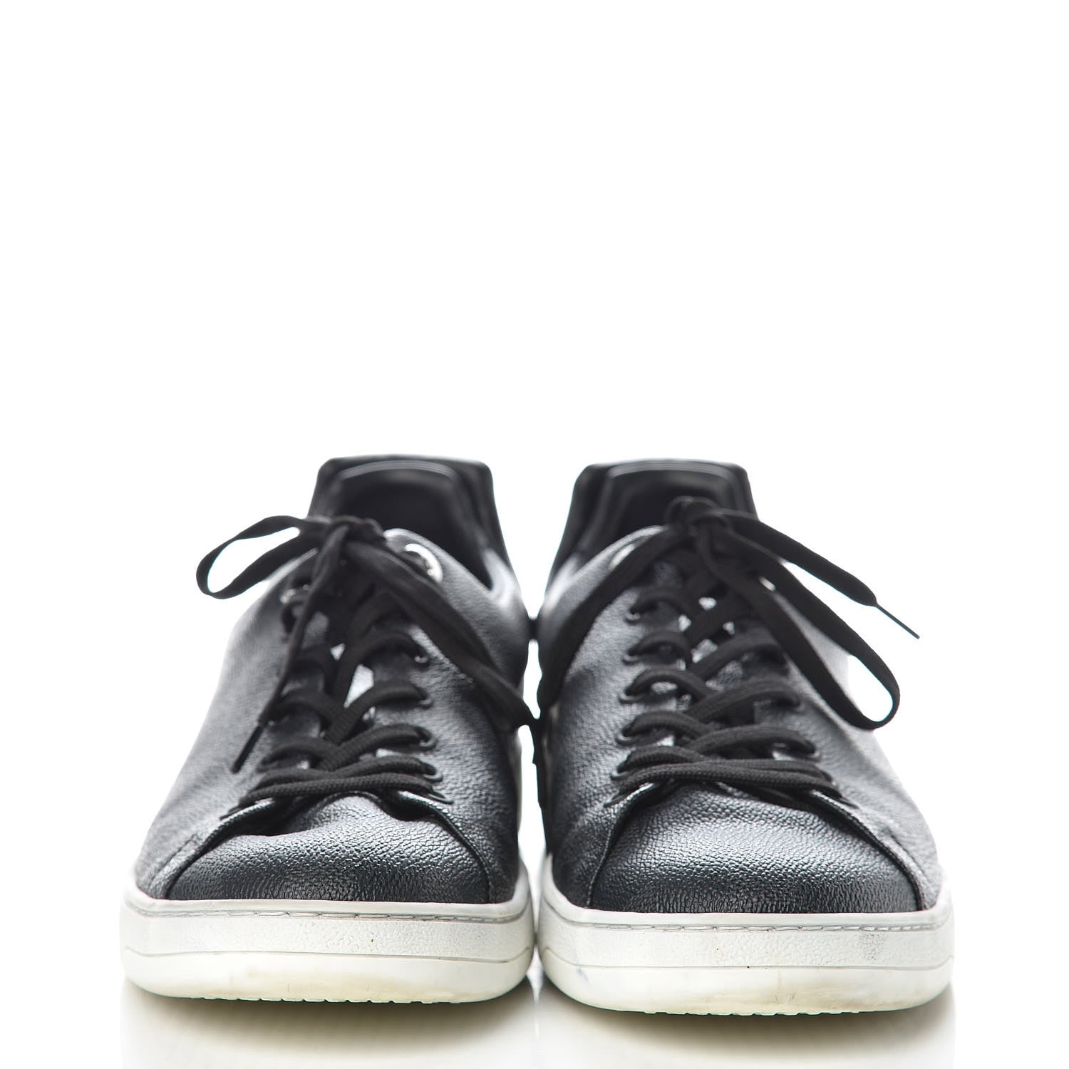 Louis Vuitton Calfskin Damier Graphite Frontrow Sneakers 8.5 2 of 14