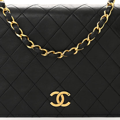 Chanel Lambskin Quilted Small Single Flap Black 7 of 11