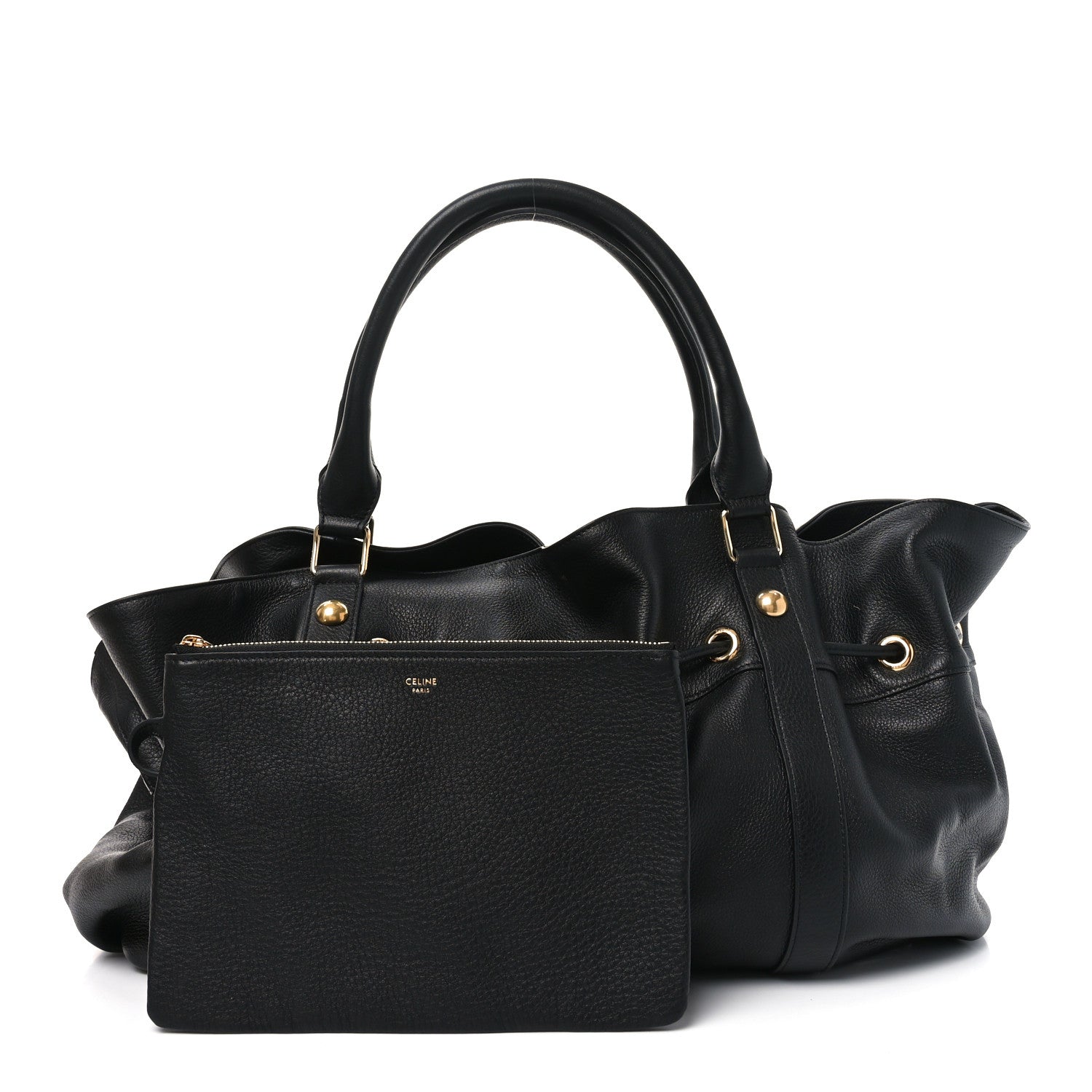 Celine Supple Calfskin Medium Abbey Black 3 of 10
