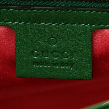 Gucci Jacquard Matelasse Floral Medium GG Marmont Shoulder Bag Green 6 of 12