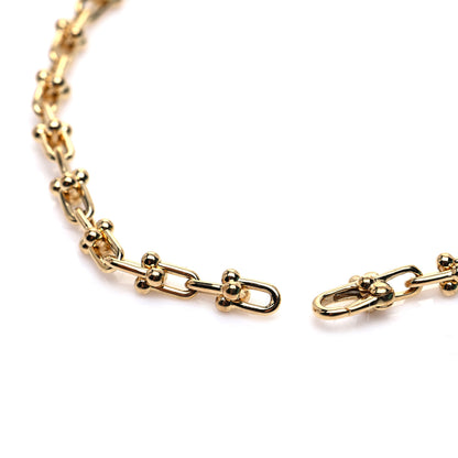 Tiffany 18K Yellow Gold Micro HardWear Link Bracelet 5 of 7