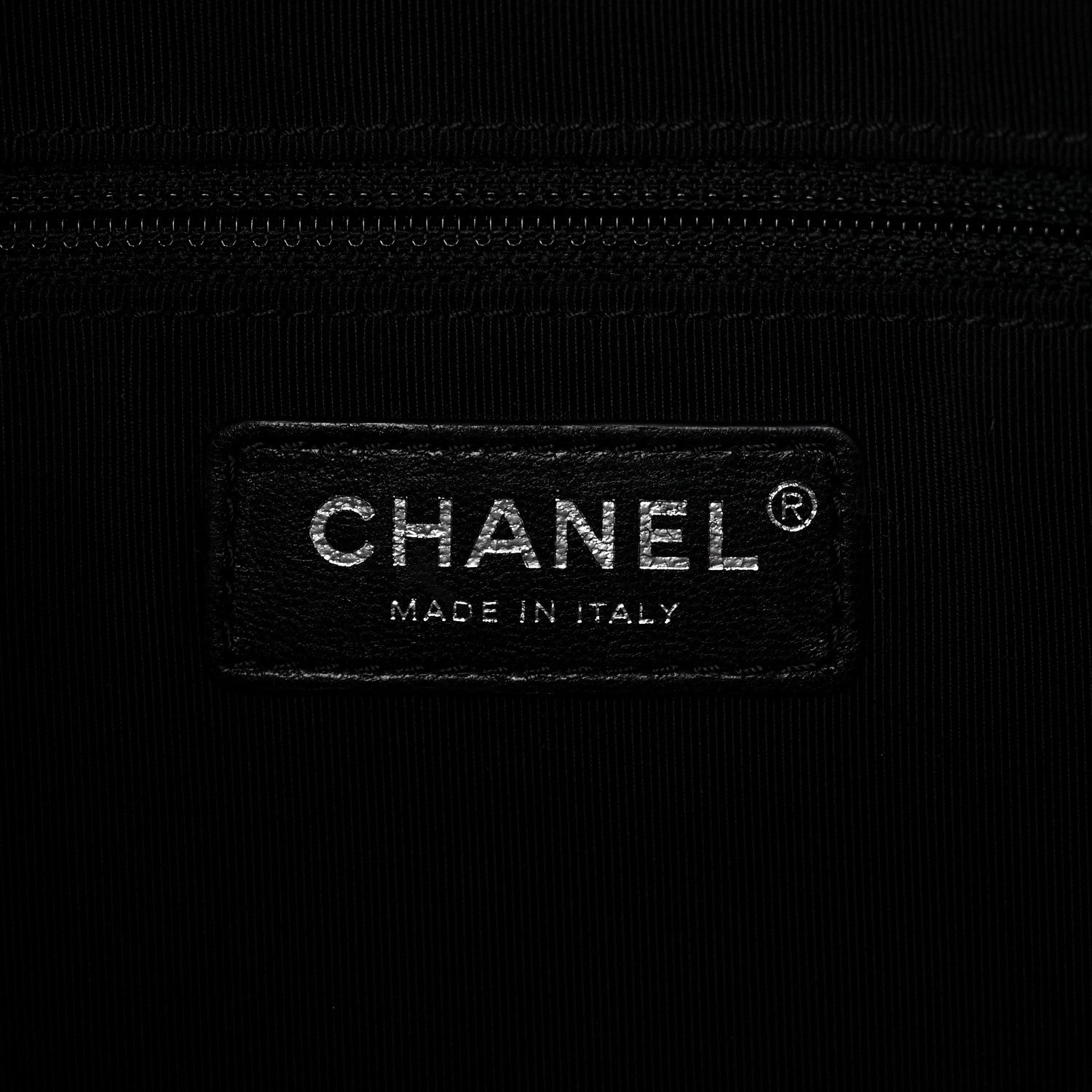 Chanel Lambskin Quilted Grip Clutch Black 6 of 8