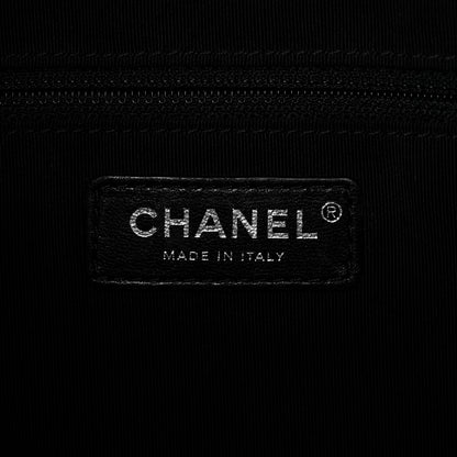 Chanel Lambskin Quilted Grip Clutch Black 6 of 8
