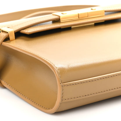 Saint Laurent Smooth Calfskin Mini Manhattan Shoulder Bag Tabac Brown 9 of 10