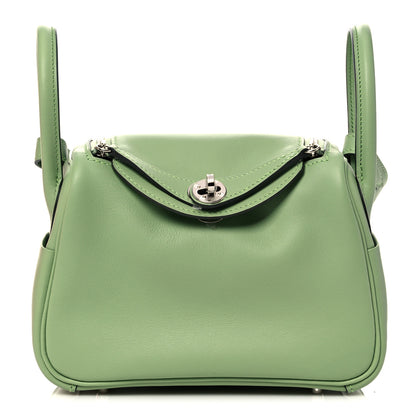 Hermes Swift Mini Lindy 20 Vert Criquet 1 of 10