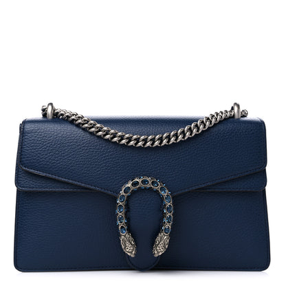 Gucci Dollar Calfskin Crystal Small Dionysus Shoulder Bag Blue Agata Montana Sapphire 1 of 10