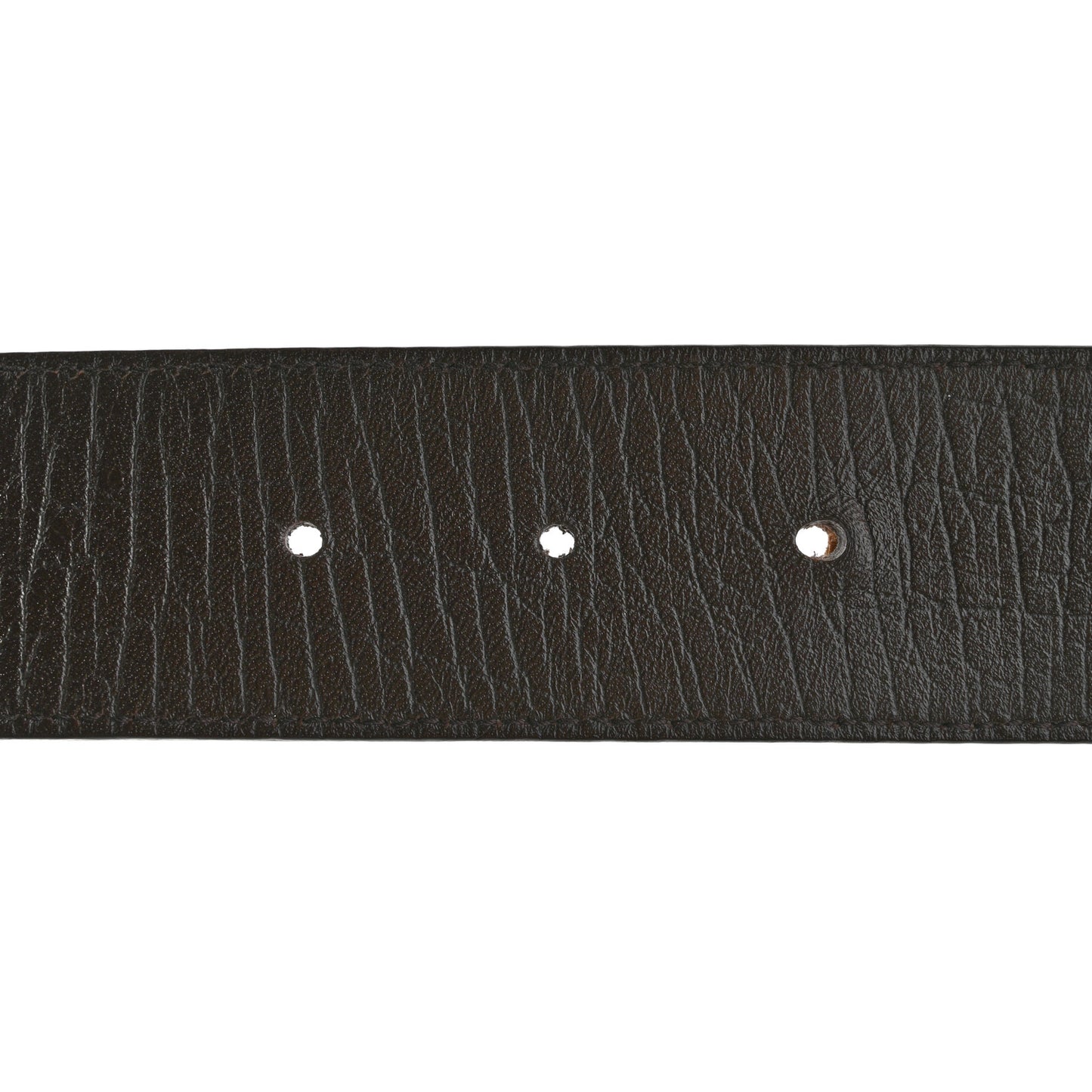 GG Plus Monogram Interlocking G Belt 95 38 Dark Brown