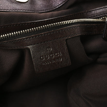 Gucci Monogram Medium Charlotte Hobo Brown 6 of 14