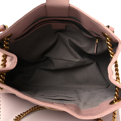 Gucci Calfskin Matelasse Medium GG Marmont Shoulder Tote Bag Perfect Pink 5 of 11