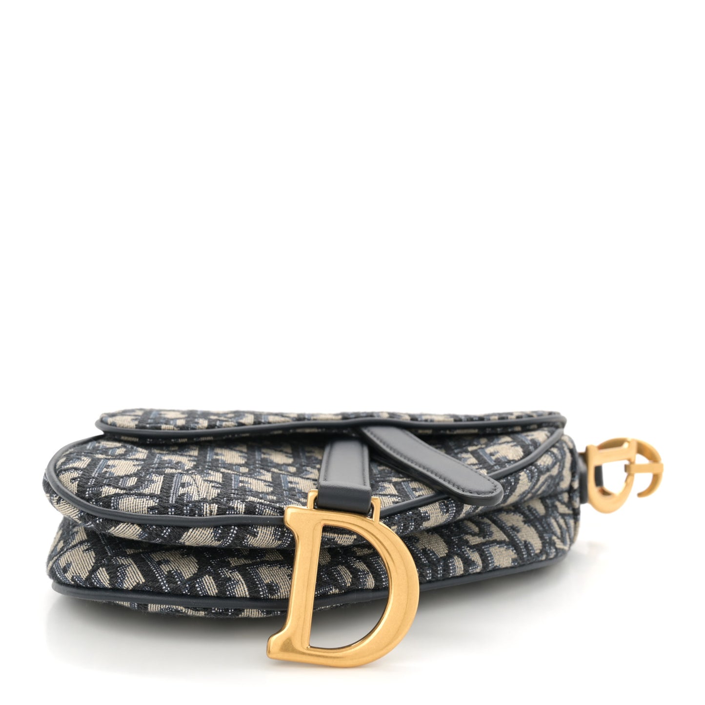 Oblique Mini Saddle Bag Blue