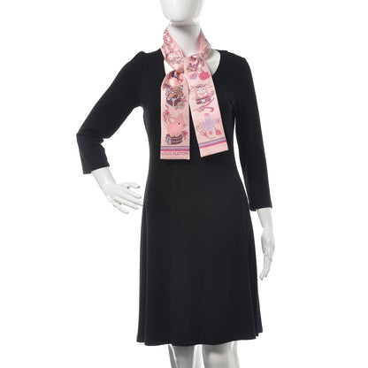 Louis Vuitton Silk Monogram Superstition Bandeau Light Pink 2 of 5