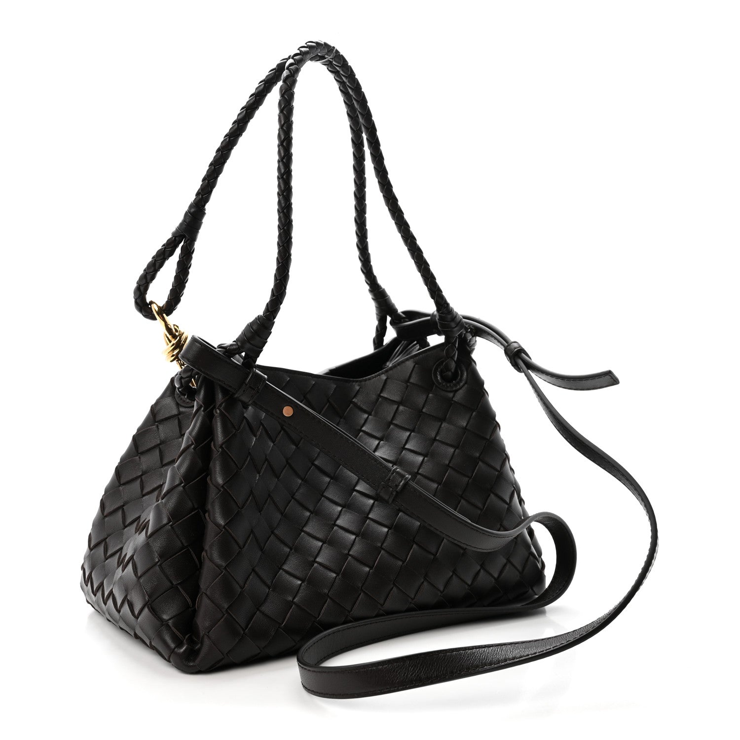 Bottega Veneta Nappa Intrecciato Medium Parachute Shoulder Bag Fondant 3 of 8