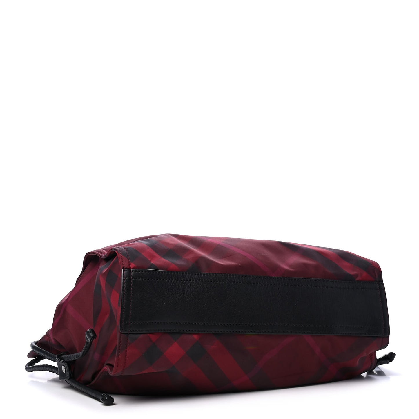 Nylon Check Small Buckleigh Packable Tote