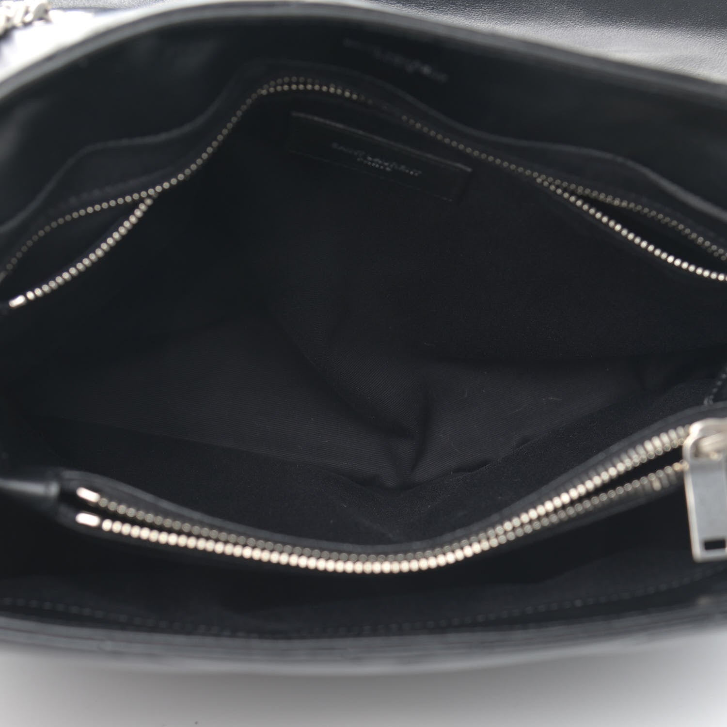 Saint Laurent Calfskin Y Quilted Monogram Medium Loulou Chain Satchel Black 5 of 13