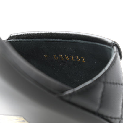 Chanel Lambskin Quilted CC Turnlock Sandals 38 Black 8 of 9