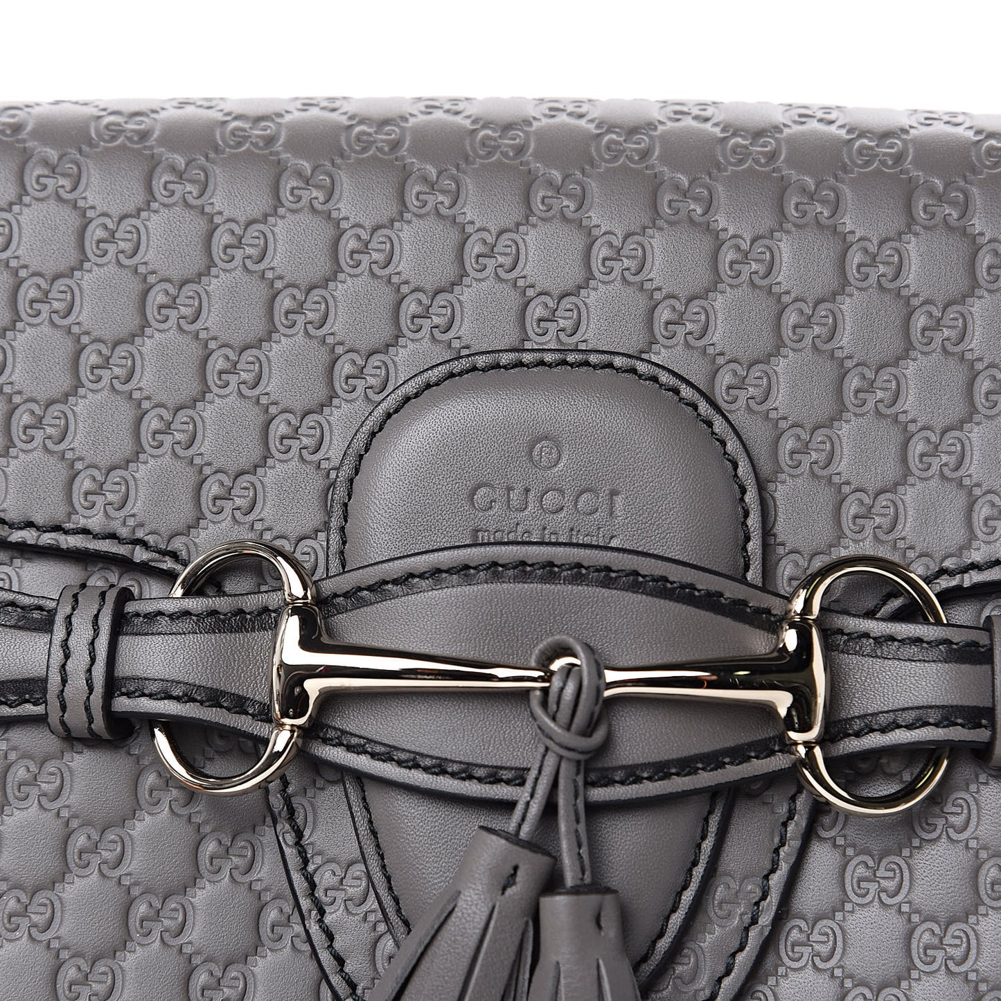 Soft Microguccissima Medium Emily Chain Shoulder Bag Loess